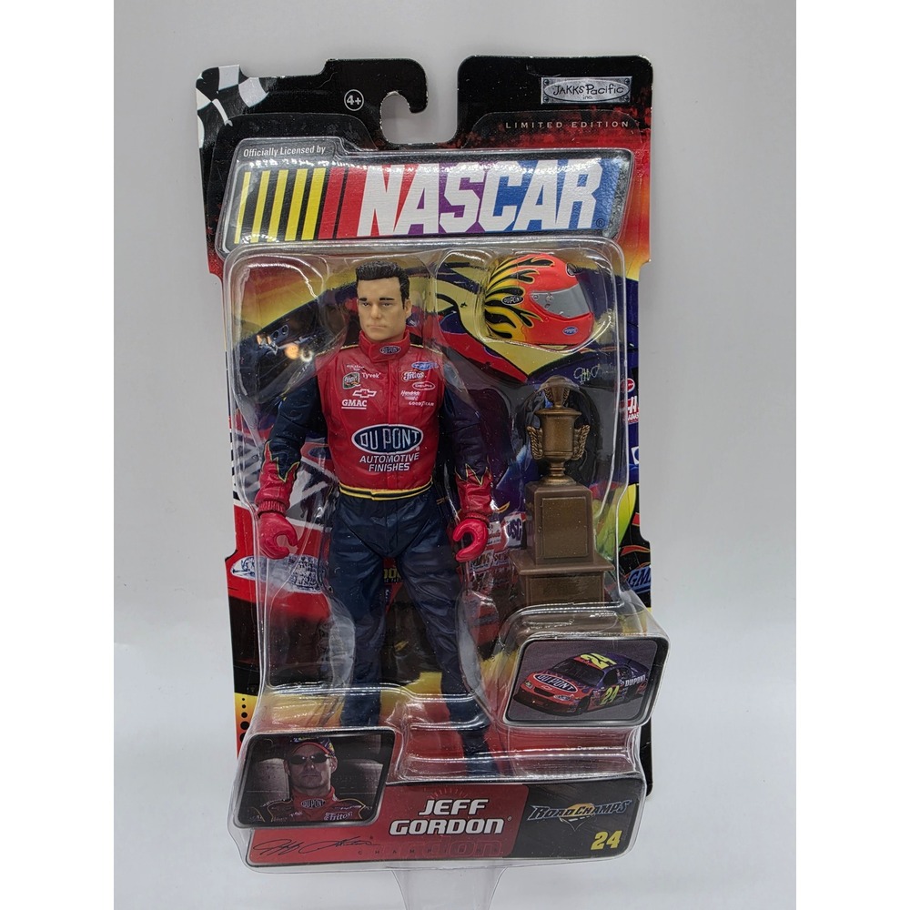 Jakks Pacific NASCAR Jeff Gordon Road Champs Action Figure 24171 DuPont 2003 NEW - Picture 5 of 12